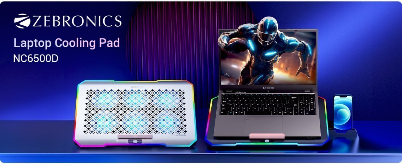 Zebronics Nc6500d Laptop Cooling Pad 1099