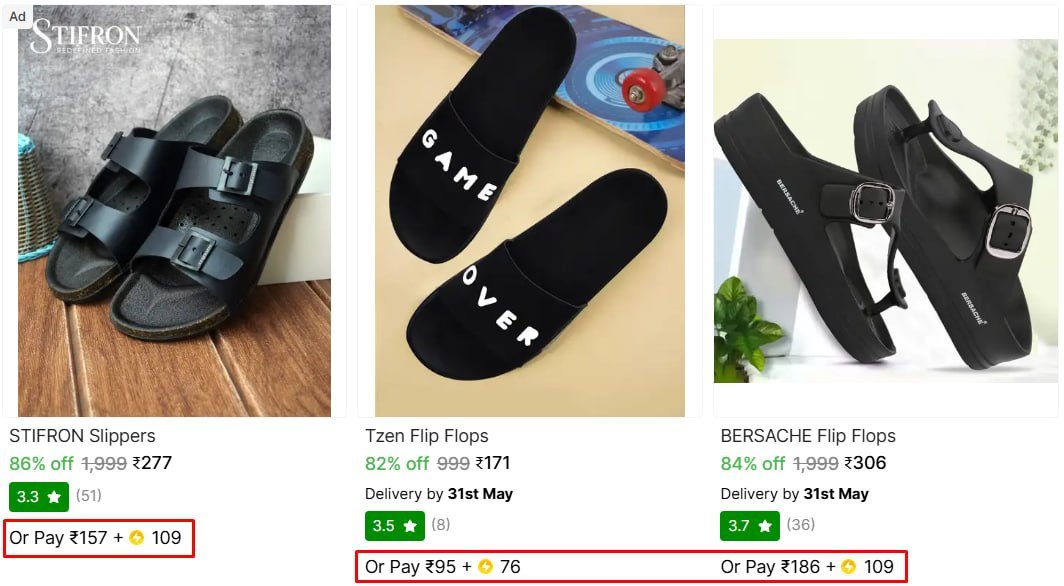 Men S Sandals Loot Using Supercoins