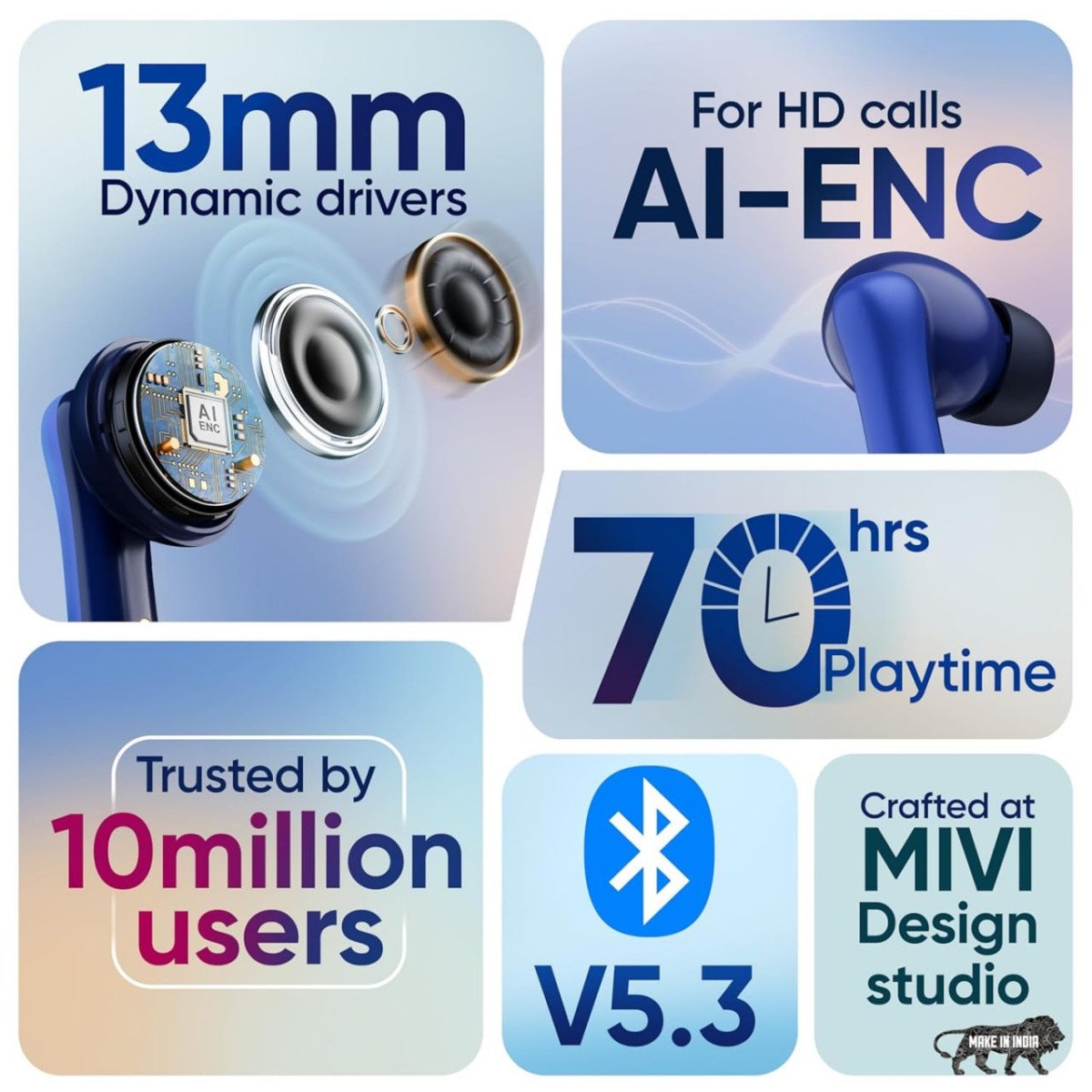 Mivi Duopods Marathon Earbuds Wireless 999