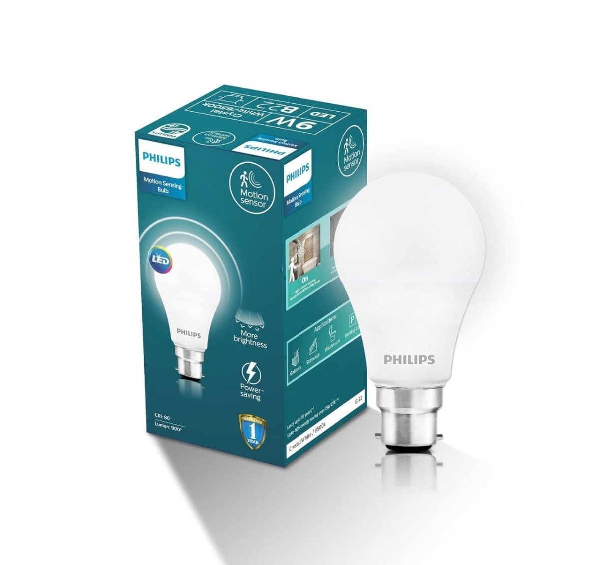 Philips 9w Motion Sensor B22 Led Bulb Motion Senso