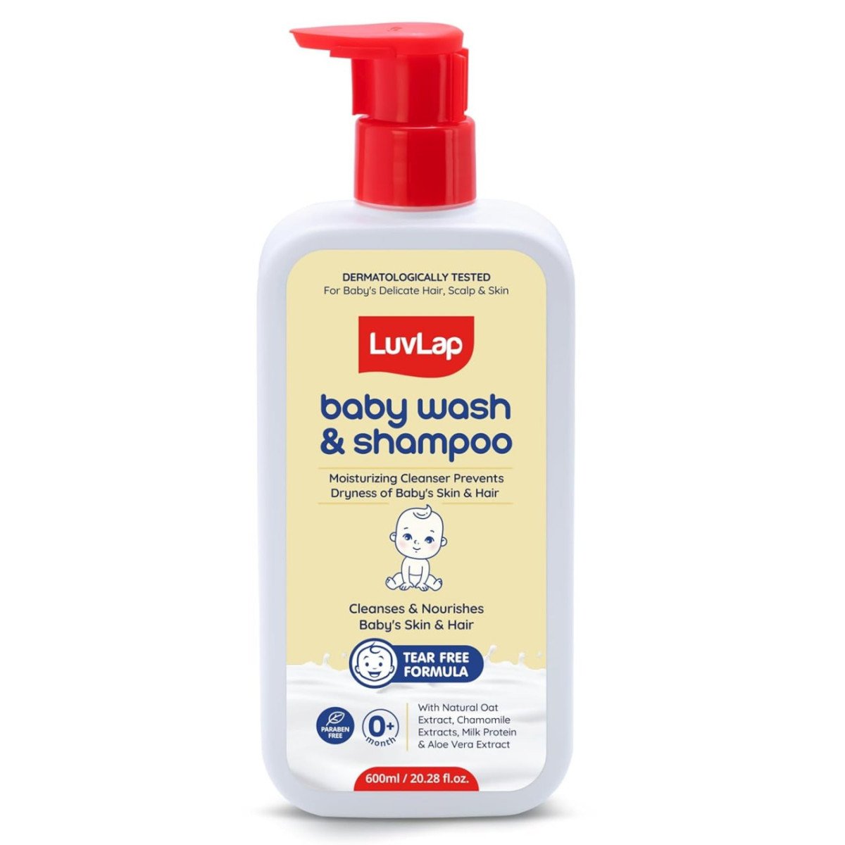 Luvlap Baby Wash Shampoo -600ml 167