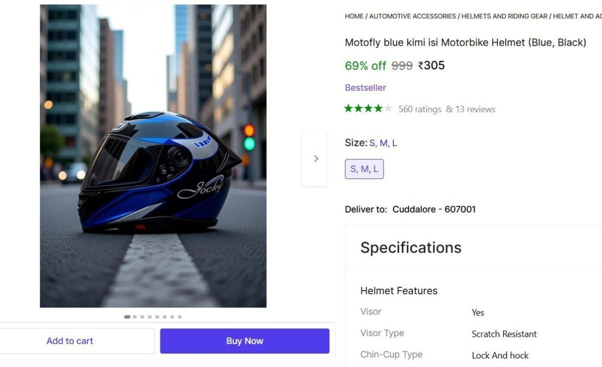 Motorbike Helmet 305