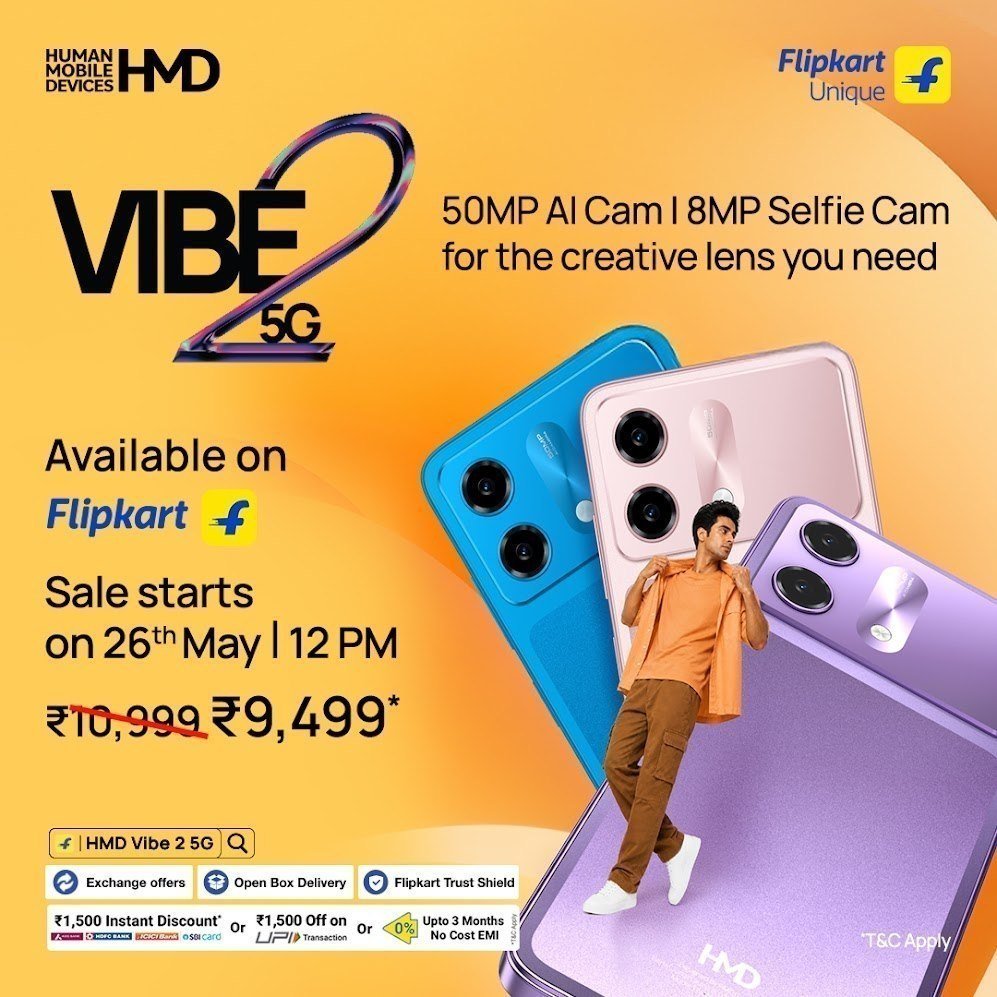 Hmd Vibe2 5g Starting From 9 499extra 2000 Via Fk Axis Cc