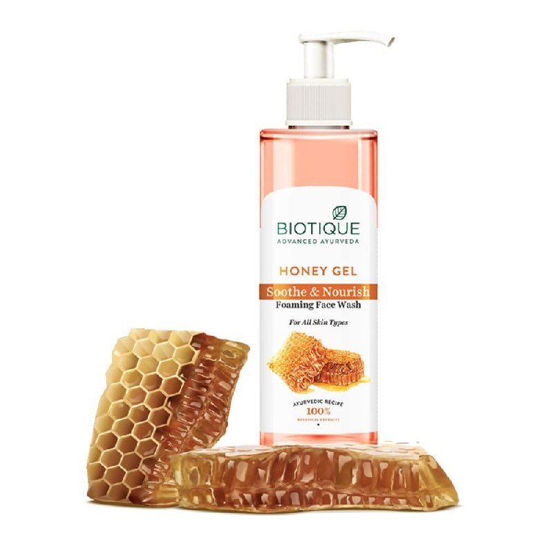 Biotique Honey Gel Soothe Nourish Foaming Face Wash 200ml 163