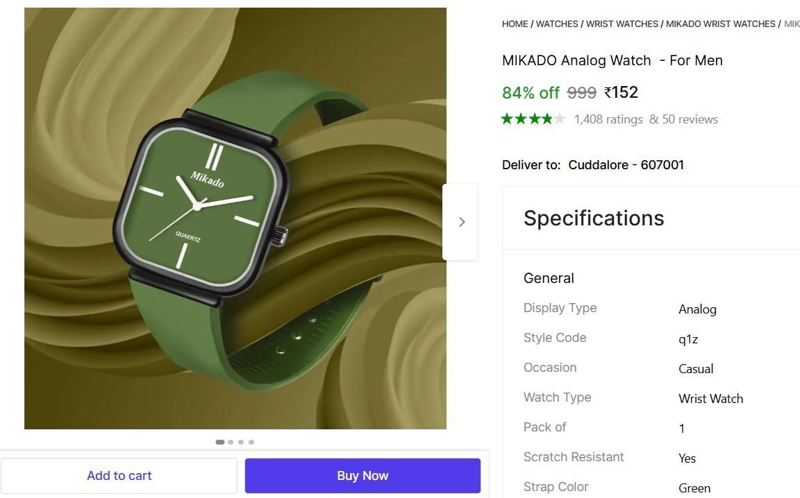 Analog Watch - For Men 152