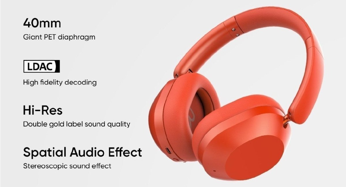 Realme Techlife Studio Bt Over-ear Headphone At 3 9993 Colors ()more Deals 