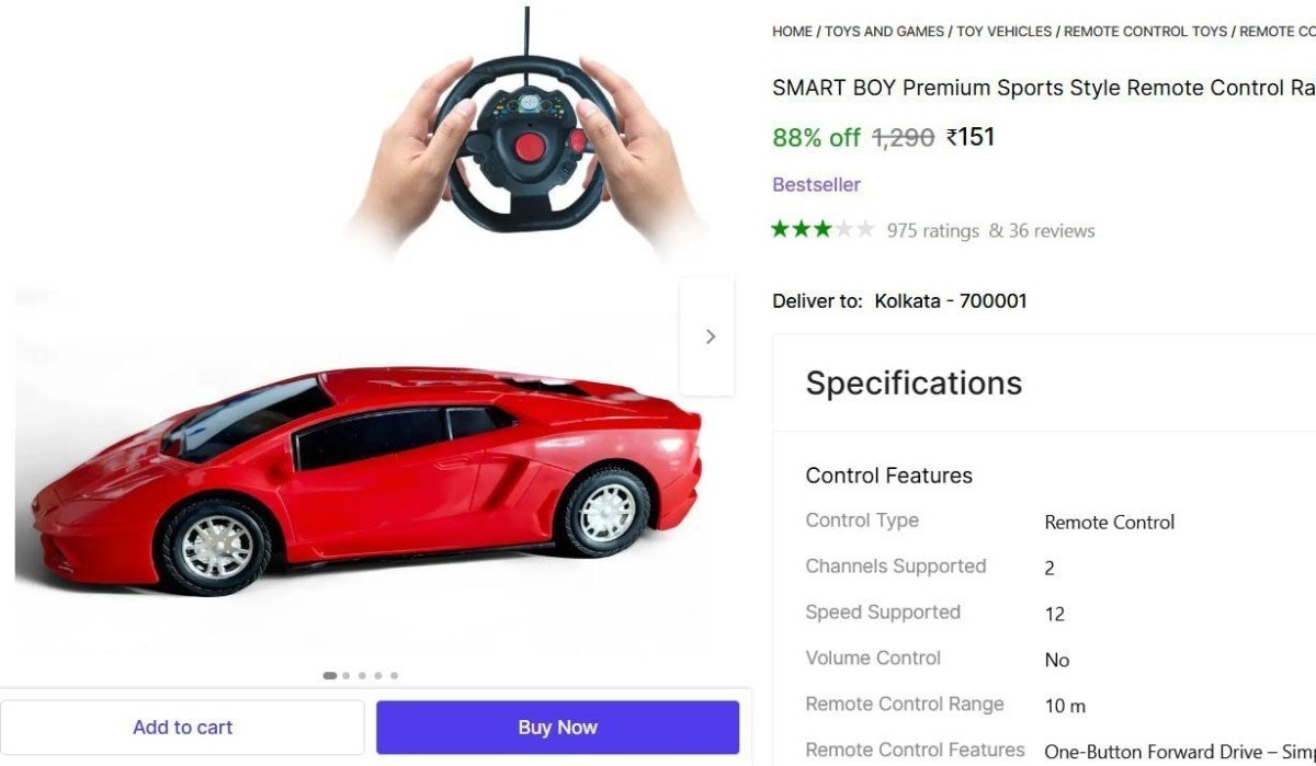 Remote Control Racing Car For Kids 151