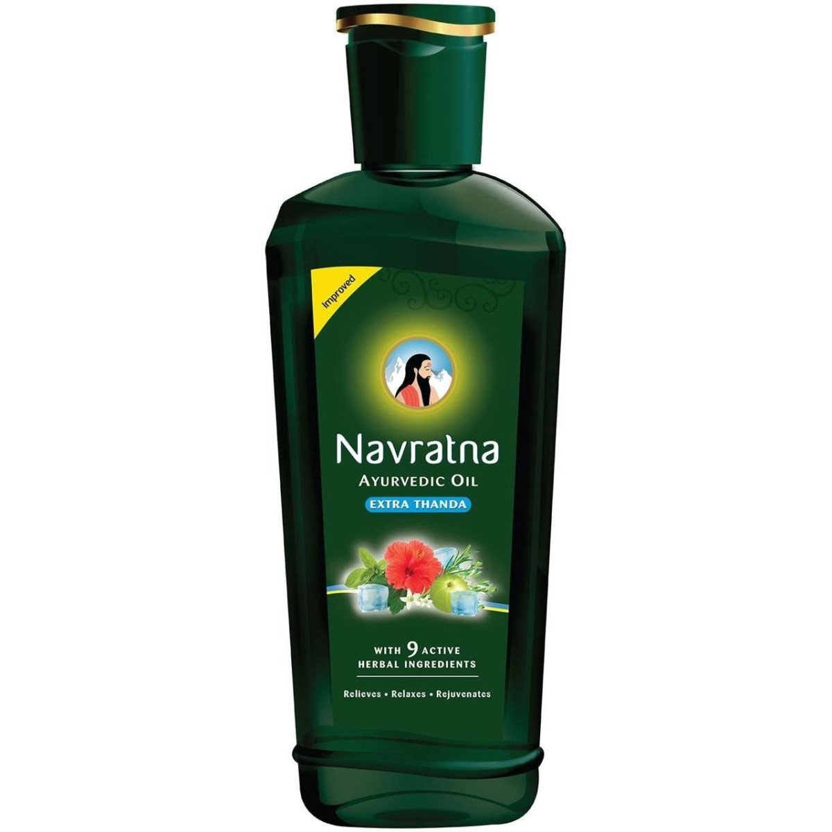 Navratna Extra Thanda Cool Oil Unique Combination Of 9 Ayurvedic Herbs 300ml