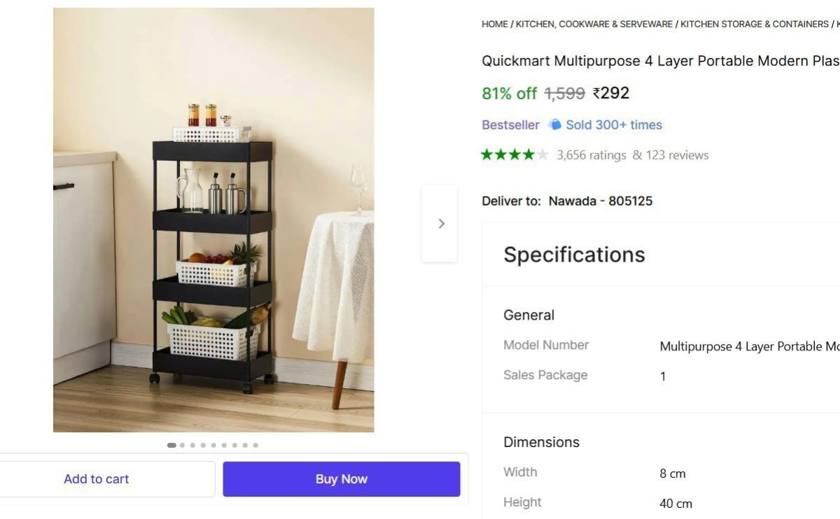 Layer Kitchen Rack 292