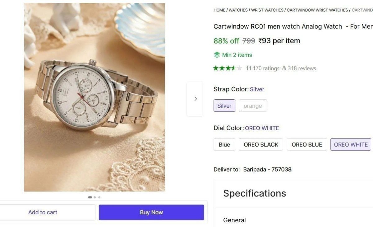 Analog Watch - For Men S 93