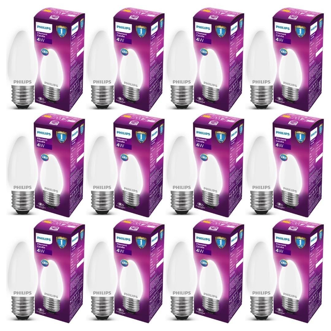 Philips 4 Watt 400-lumen Led Frosted Candle E