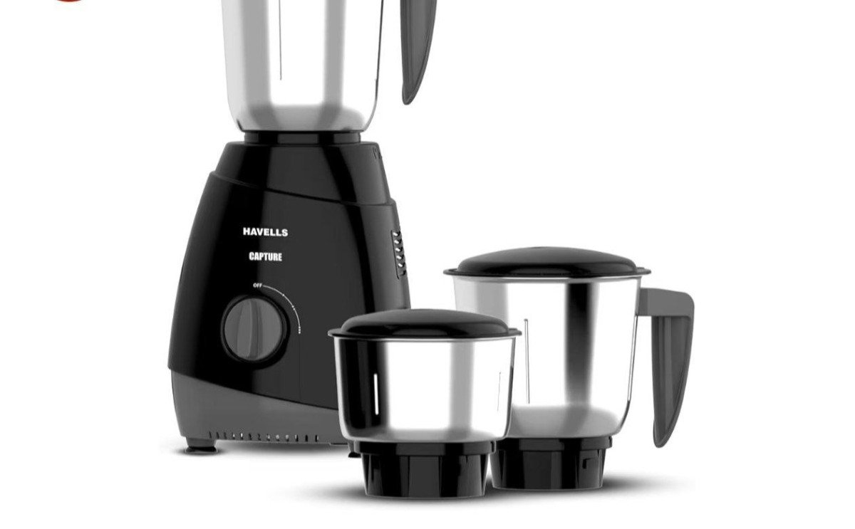 Havells Capture 500w Mixer Grinder 3 Stainless Ste
