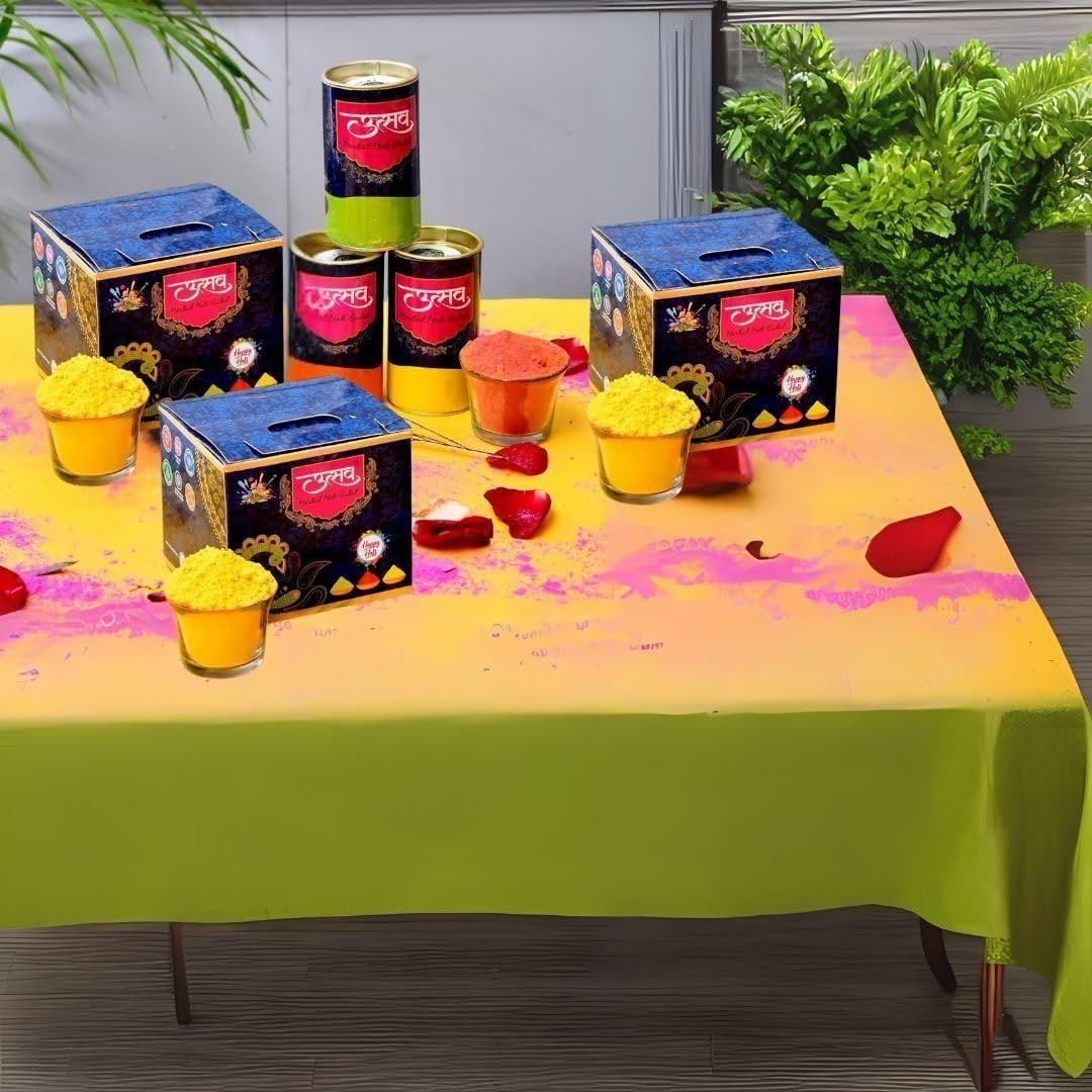 Craftvatika Holi Herbal Gulal Colour Pack Of 