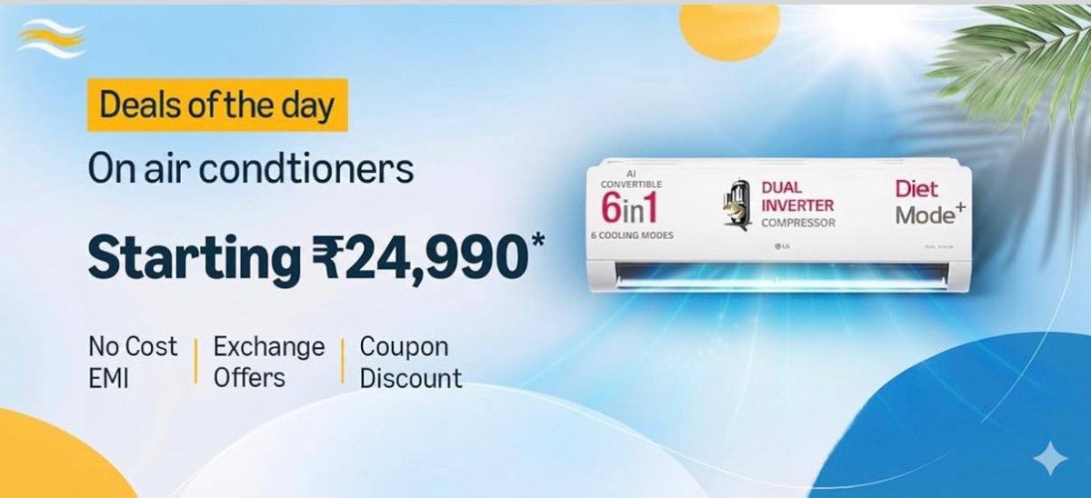 Steal Deals On Air Conditioners (acs) 50 Hdfc Sbi 