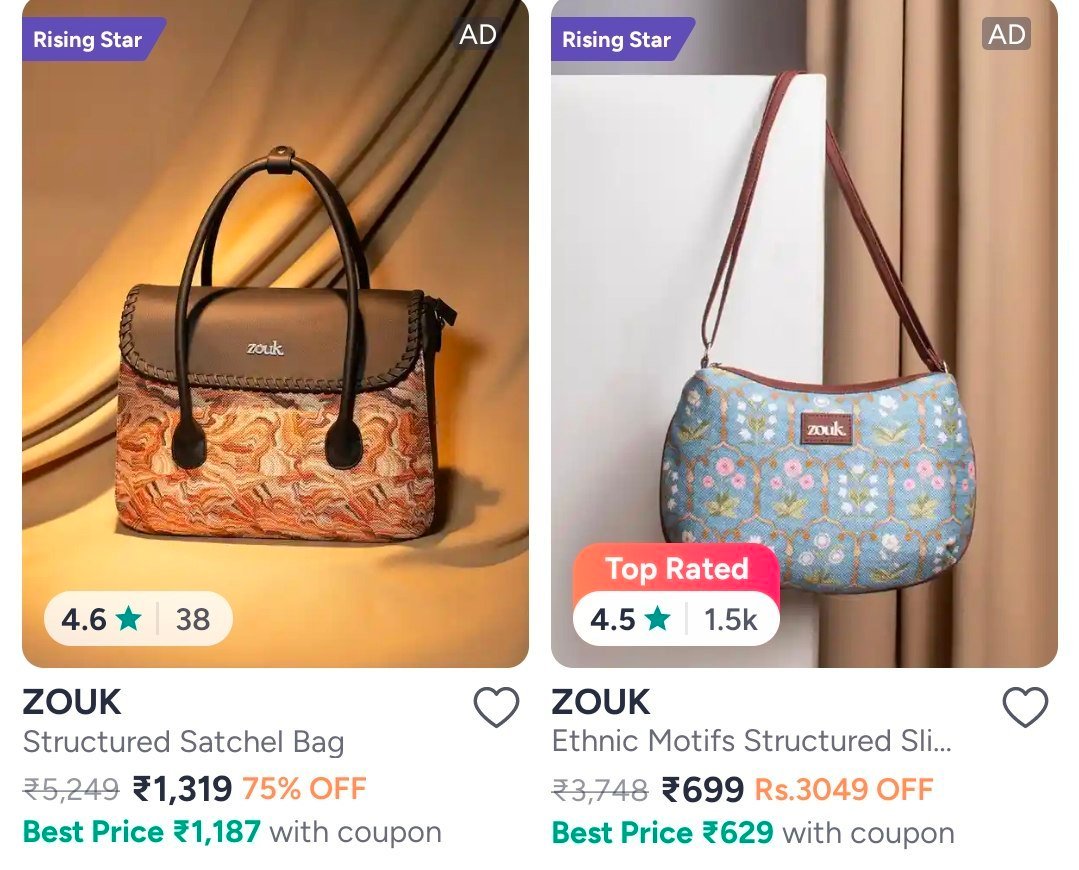 Myntra Loot 80 On Women S Handbags Zouk Caprese Lavie Baggit