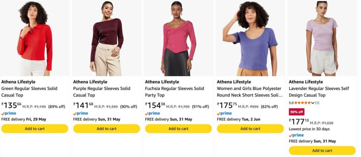 91 On Women Clothing