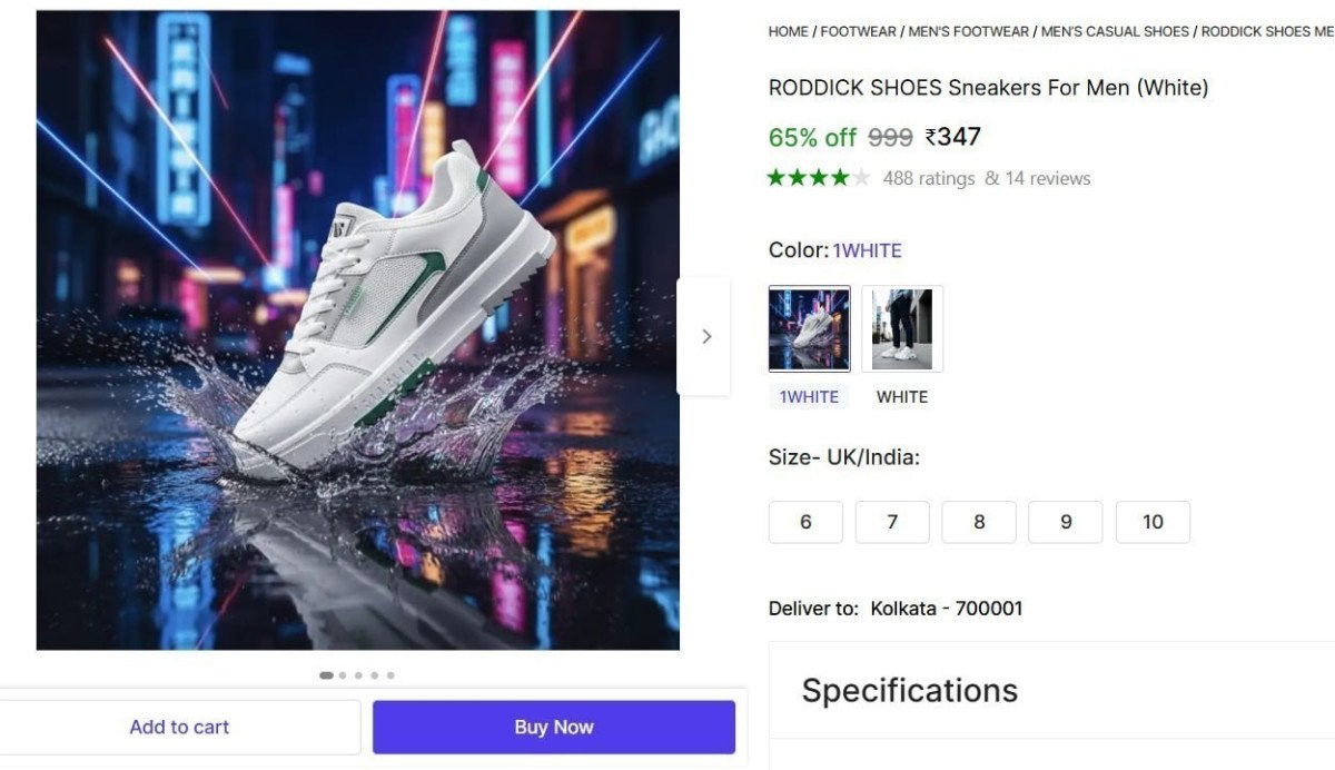 Sneakers For Men (white) 347