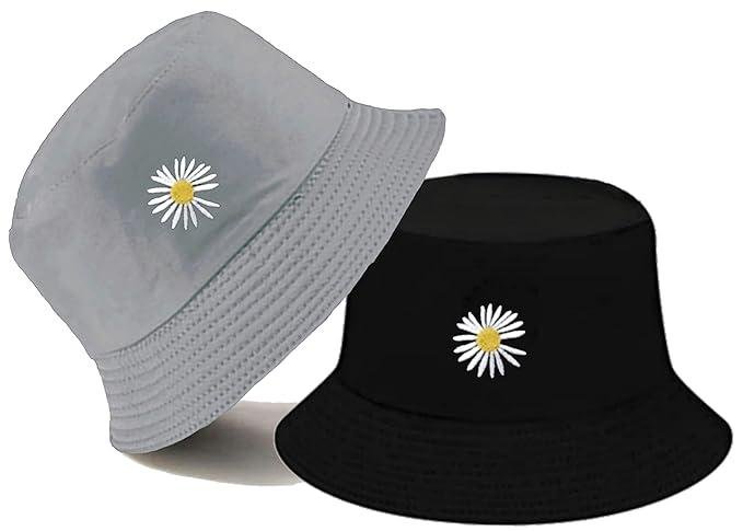 Jazaa Bucket Hat For Women Men Teens Reversible Su