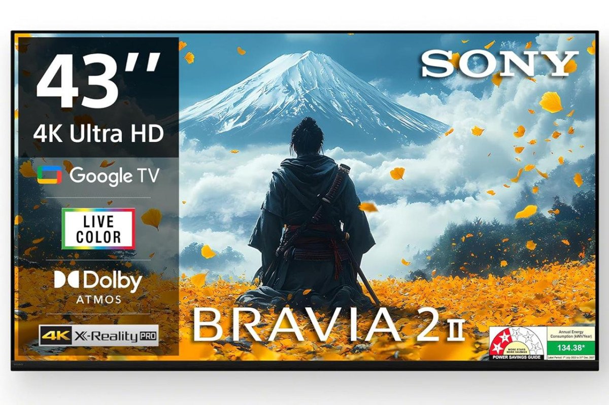 Sony 108 Cm (43 Inches) Bravia 2m2 Series 4k Ultra Hd Smart Led Google Tv 3