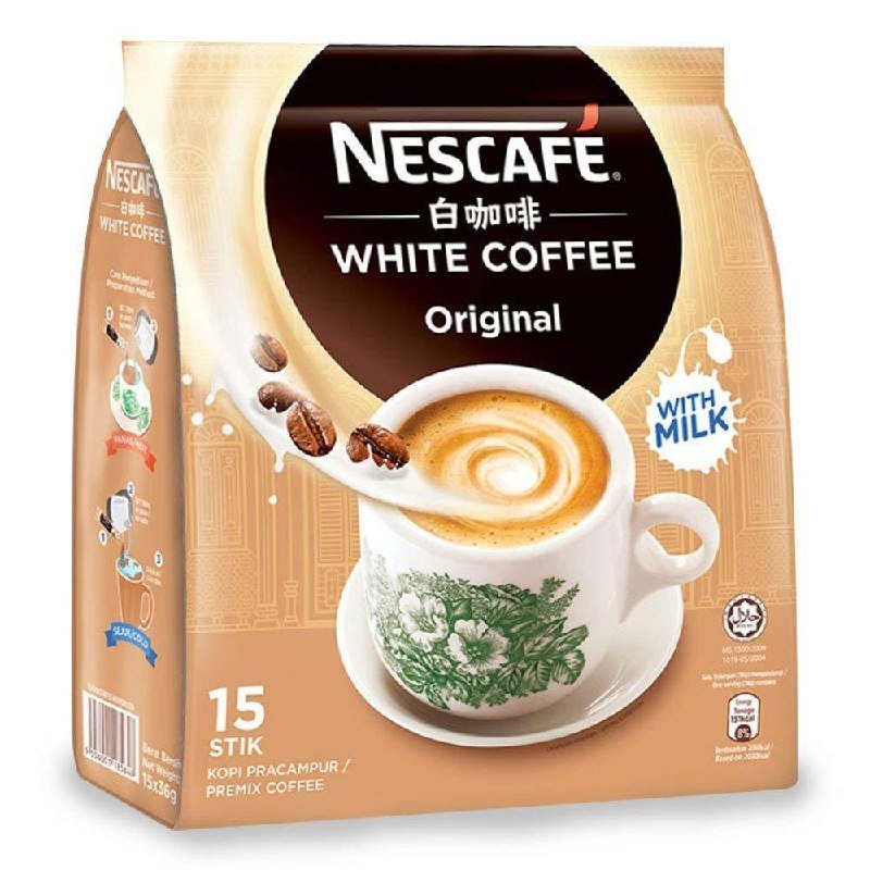 Nescafe Ipoh White Coffee Original (15 Sachets) - Oh So Creamy Premix Instant Coffee 0 68 Kg 819