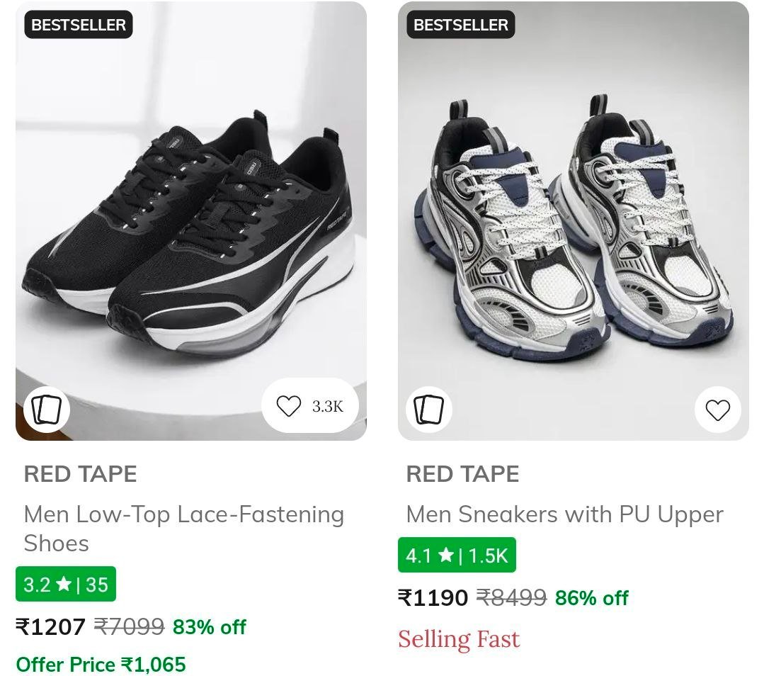 Ajio Absolute High-discount Stealsred Tape Footwear Apparel Min 80 Svaara Ethnic Wardrobe Min 70 Alpha Tribe Apparel Min 70