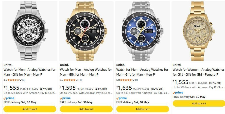 Unltd By Timex Watch 88