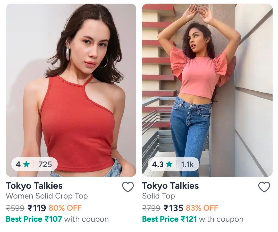 Myntra Tokyo Takies Under 149 Link