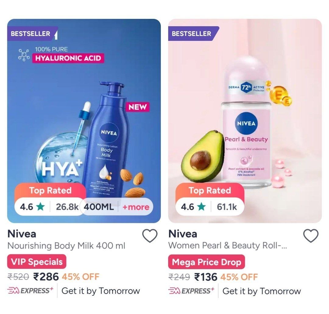 Myntra 80 On Branded Beauty Productsdove Tresemme Lakm Nivea Pond S Vaseline Whisper Wild Stone Head Shoulders Pantene Parachute Park Avenue