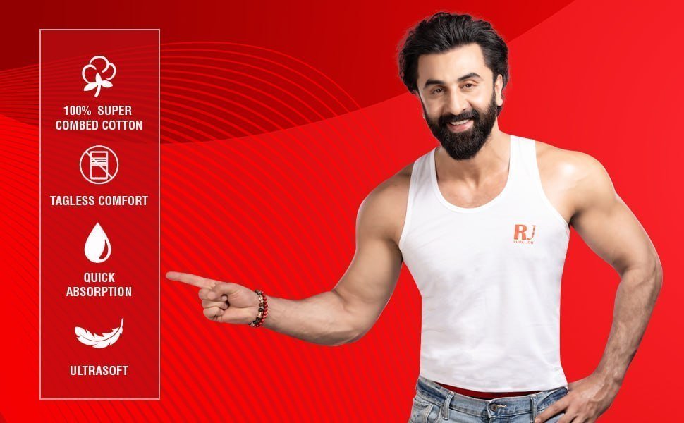 Rupa Jon Vest For Men Pack Of 9 (l) 309