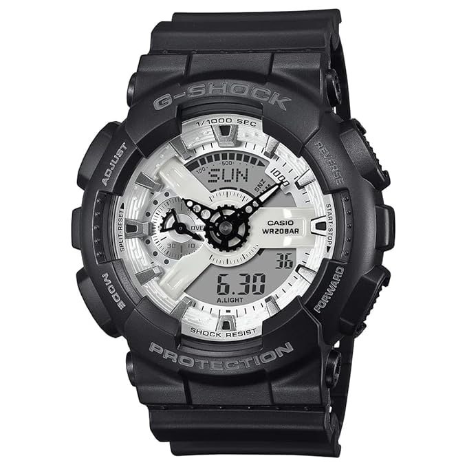Casio G-shock Ga-110wd-1adr Analog-digital White D
