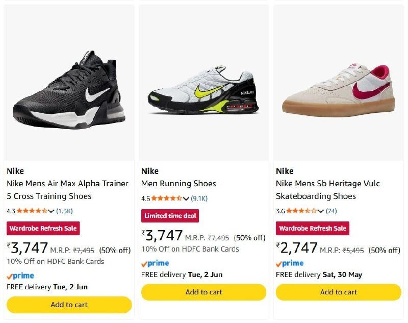 50 On Nike Shoes