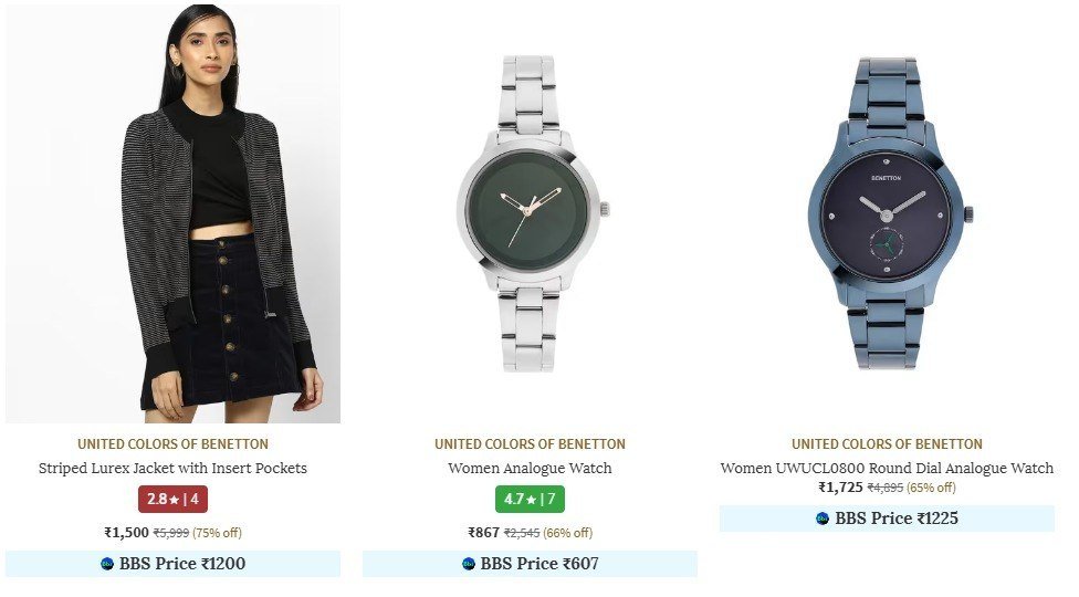 Ajio Up To 75 On Ucb Clothingmens Womens Boys Girls