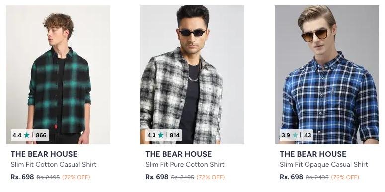 72 On The Bear House Men S Shirts