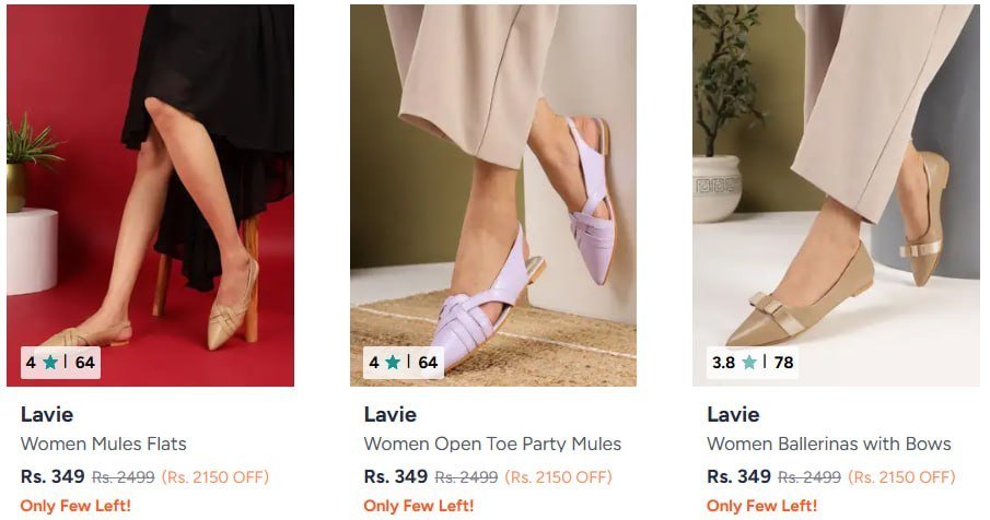 Myntra End Of Reason Sale Womens Footwear Up To 85 Lavie Roadster Dressberry Lino Perros Mast Harbour