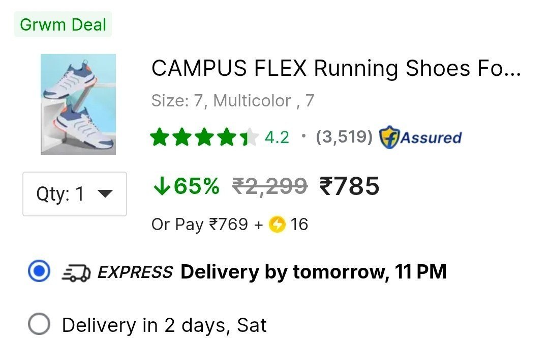 Campus Running Shoes 785regular 1100 Also Size 6 1100