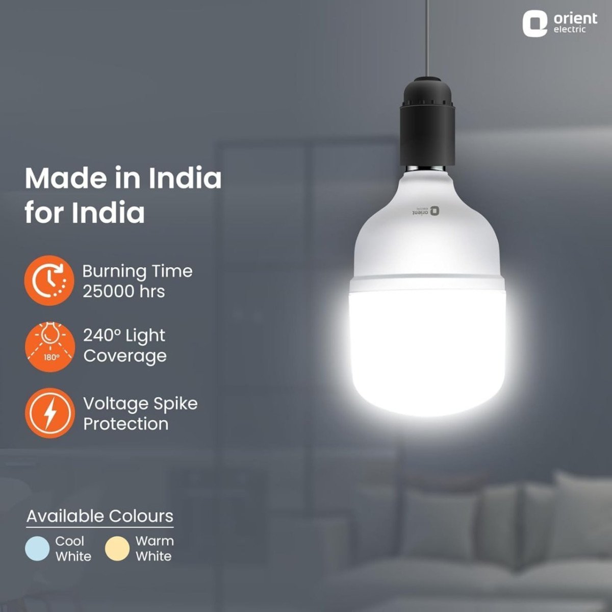Orient Led Bulb 30w (pack Of 2) 373