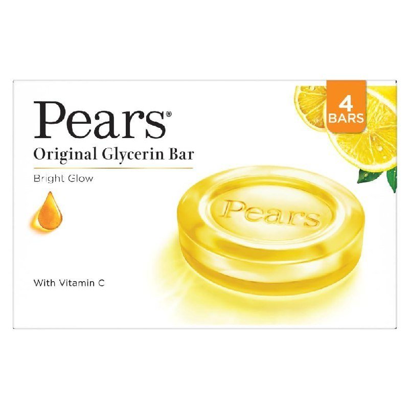 Pears Original Glycerin Soap Bar - Bright Glow 125gms X 4 181