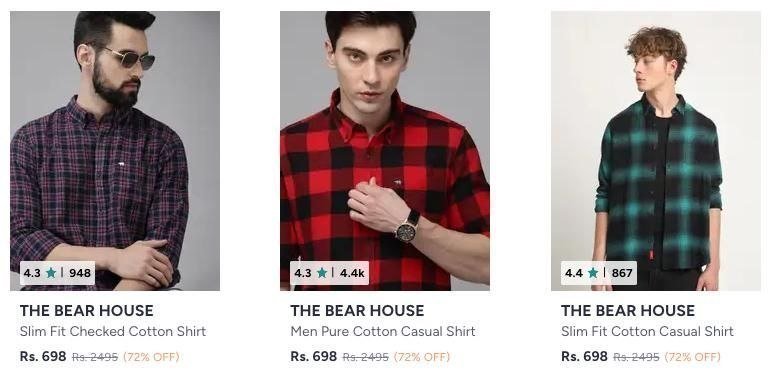 72 On The Bear House Mens Clothing Shirts T-shirts Trousers Jeans Sweatshirts More Deals Click Here To Join Check All Whatsapp