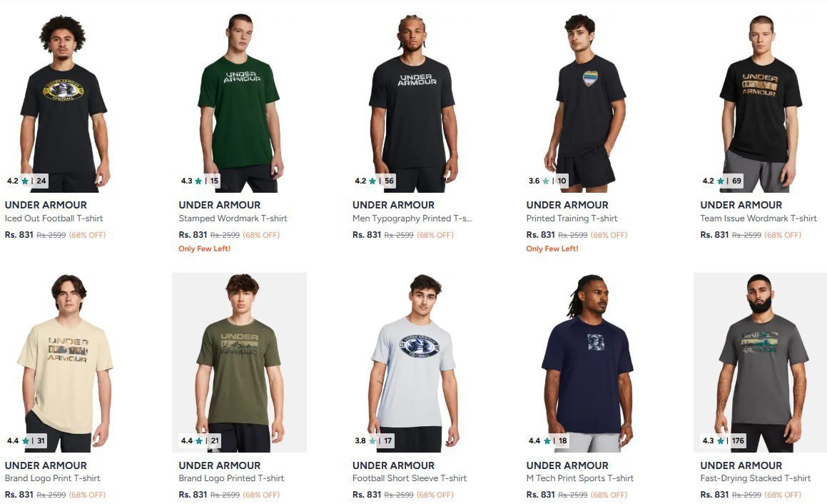 72 On Under Armour T-shirt