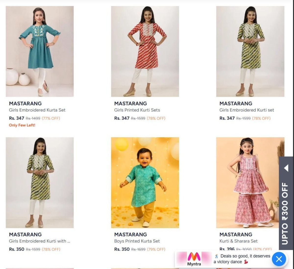 Looooootmastarang Kurtas Sets 87 Starting From Rs 347 Myntra