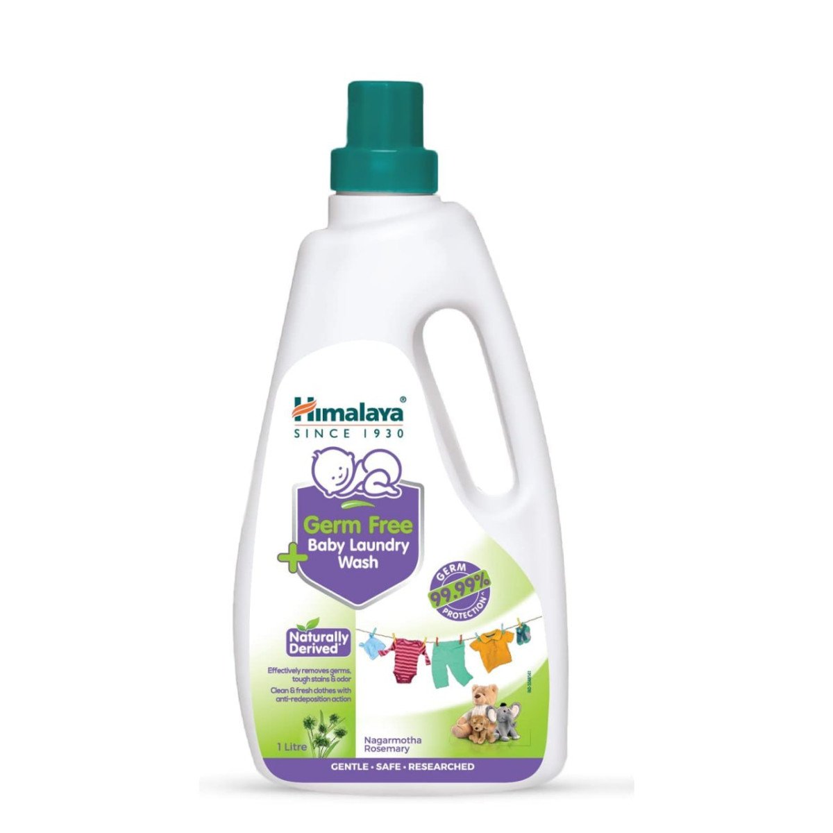 Himalaya Germ Baby Laundry Detergent With Plant Based Cleansers Biodegradable Ingredients (bottle 1 Litre) 262