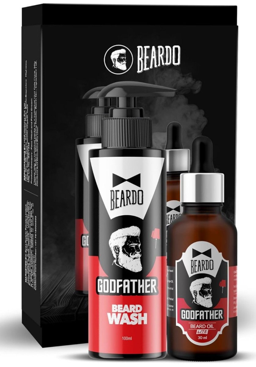 Beardo Godfather Combo Beard Oil And Beard Wash For Men 379