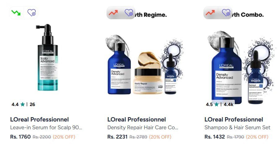 Myntra Loreal Professionnel - Salon Luxury Lowest Ever Flat 20 15 Extra Coupon (stackup)