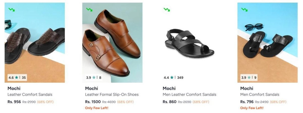 Myntra Mochi Men S Footwear Starts 872
