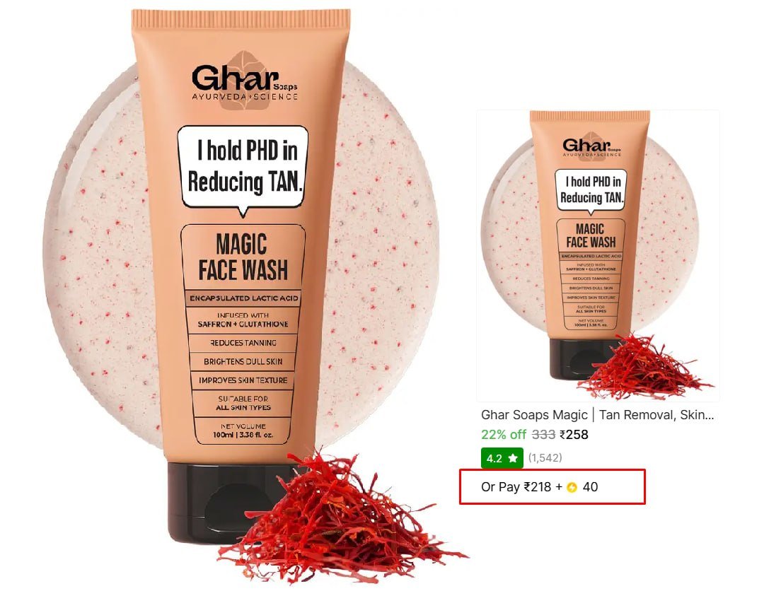Ghar Soaps Magic Tan Removal Face Wash (100 Ml) 21