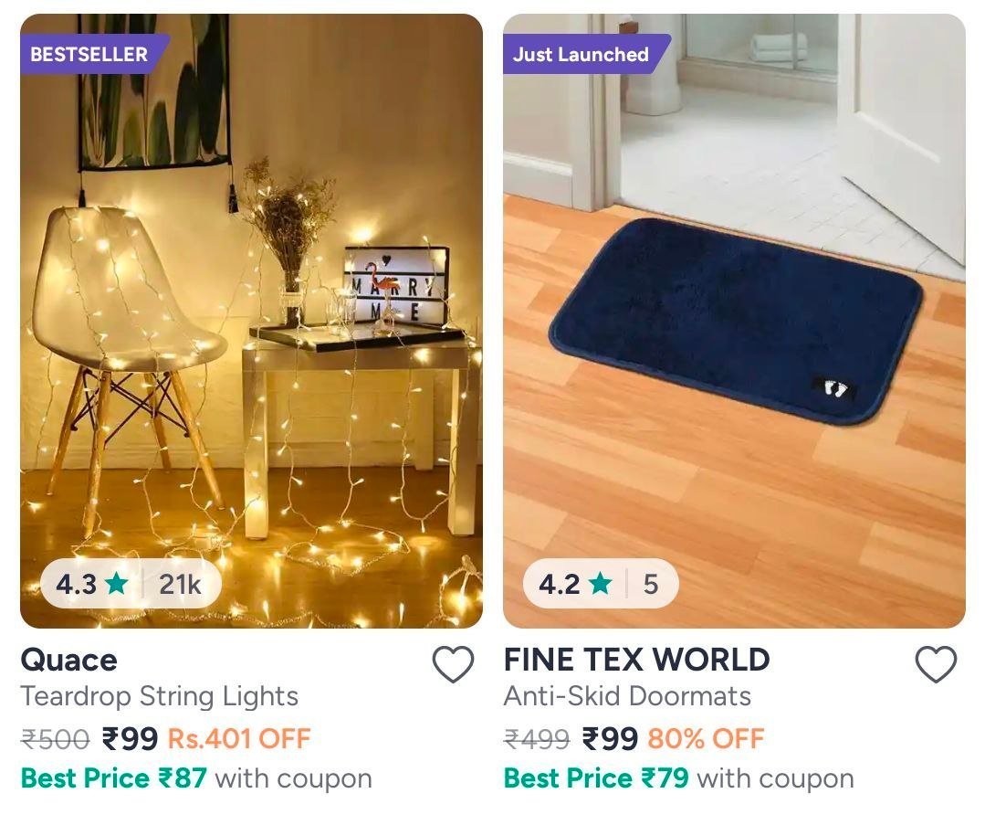 Store - Myntra Home Master Link Doormats And Bath 