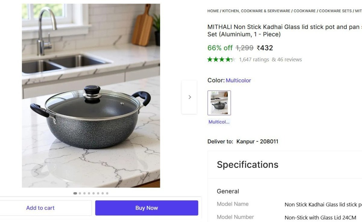 Non Stick Kadhai 432
