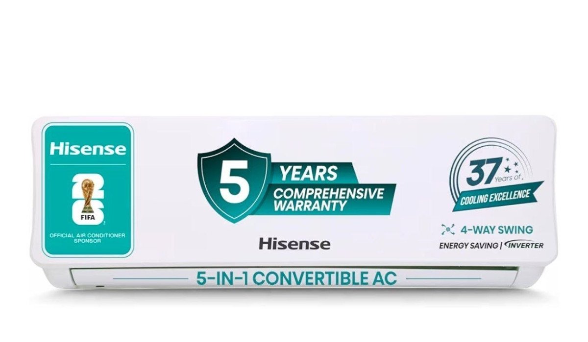 Hisense 1 5 Ton 5 Star Inverter Split Ac 31490 3250 With Hdfc Emi