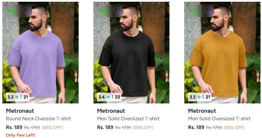 Myntra Loot Moda H N Baesd Metronaut Tshirts Oversized 249 Moda H N Baesd Metronaut Tshirts All 199 Moda H N Baesd Metronaut Tshirts Polo Tshirts 299 Moda H N Baesd Metron