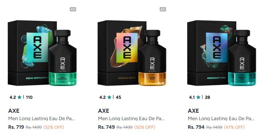 Amazon Up To 65-70 - Axe Up To 65-70 - Rexona